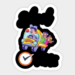 Colorful School Time Sticker